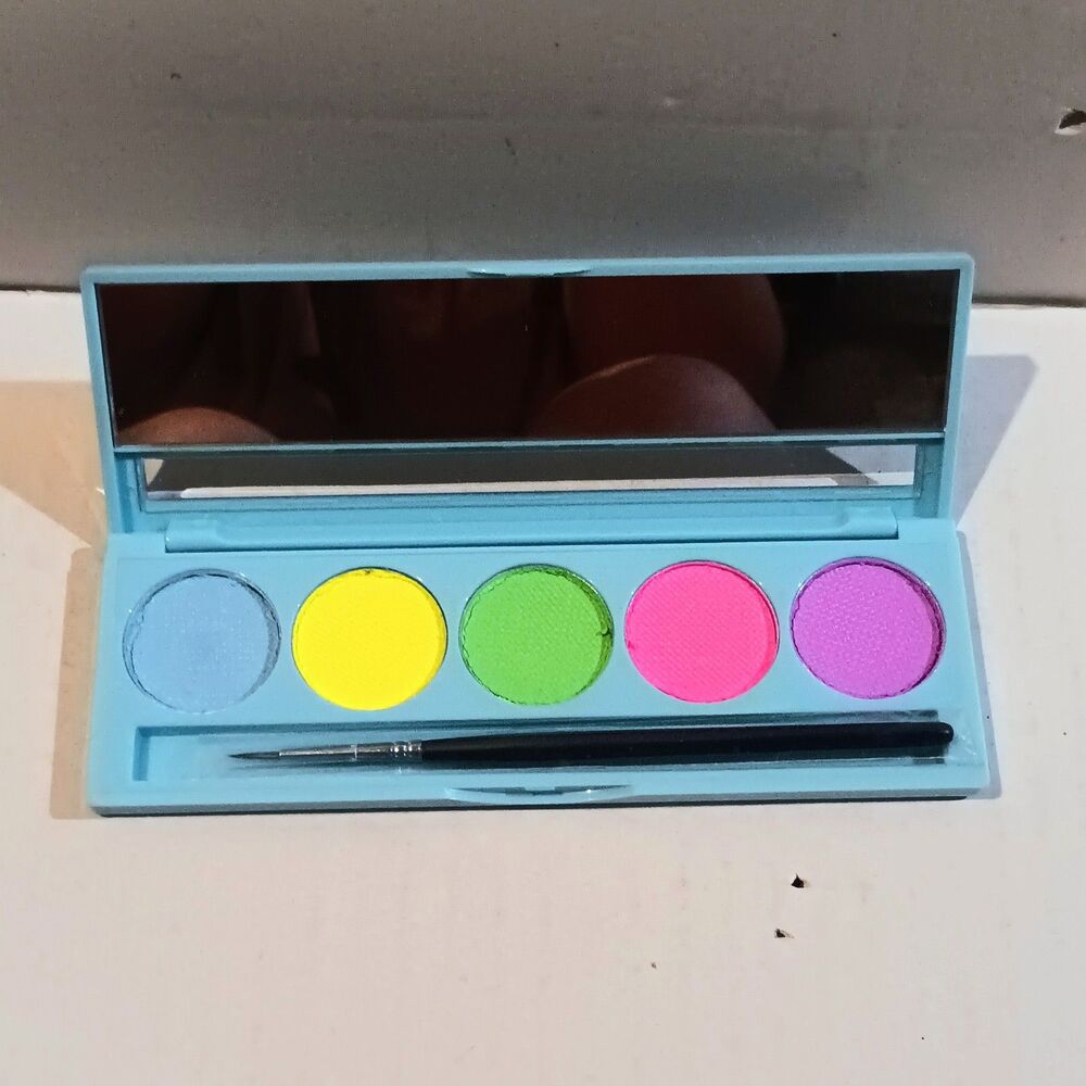 Suva Beauty UV Taffies Hydra Liner FX Palette-Water Activated Body Art-UV-NEW